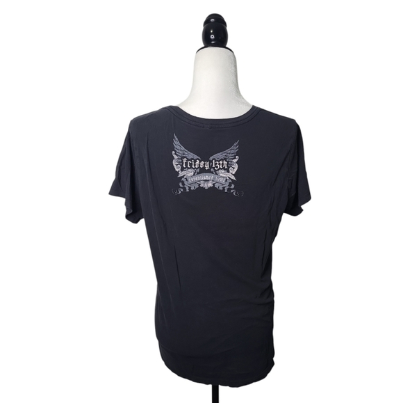Friday 13th Port Dover Women's T-shirts/Tank Black Size M 2008 and 2017 Lot of 3 - Picture 4 of 11